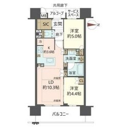 阿倍野駅 徒歩6分 2階の物件間取画像